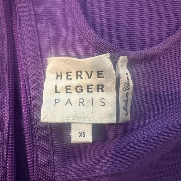 Herve Leger Icon Racer Mini Dress - Picture 7 of 7